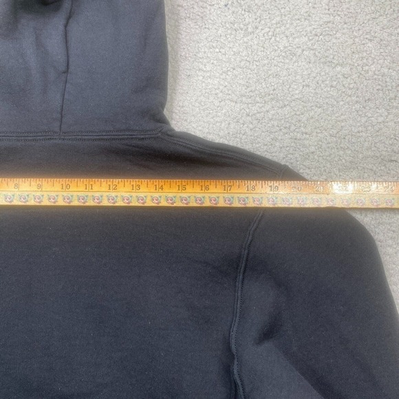 Russell Athletic Hoodie Mens Small Black You Gon Learn Today Streetwear Pullover - Picture 10 of 11